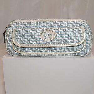 Dior Beauty Blue and White Cosmetic Bag